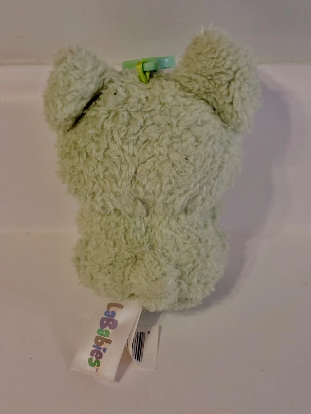 LaBabies Plush Keychain Clip Bag Charm Green Sherpa Doll Kawaii Macaron Lulu